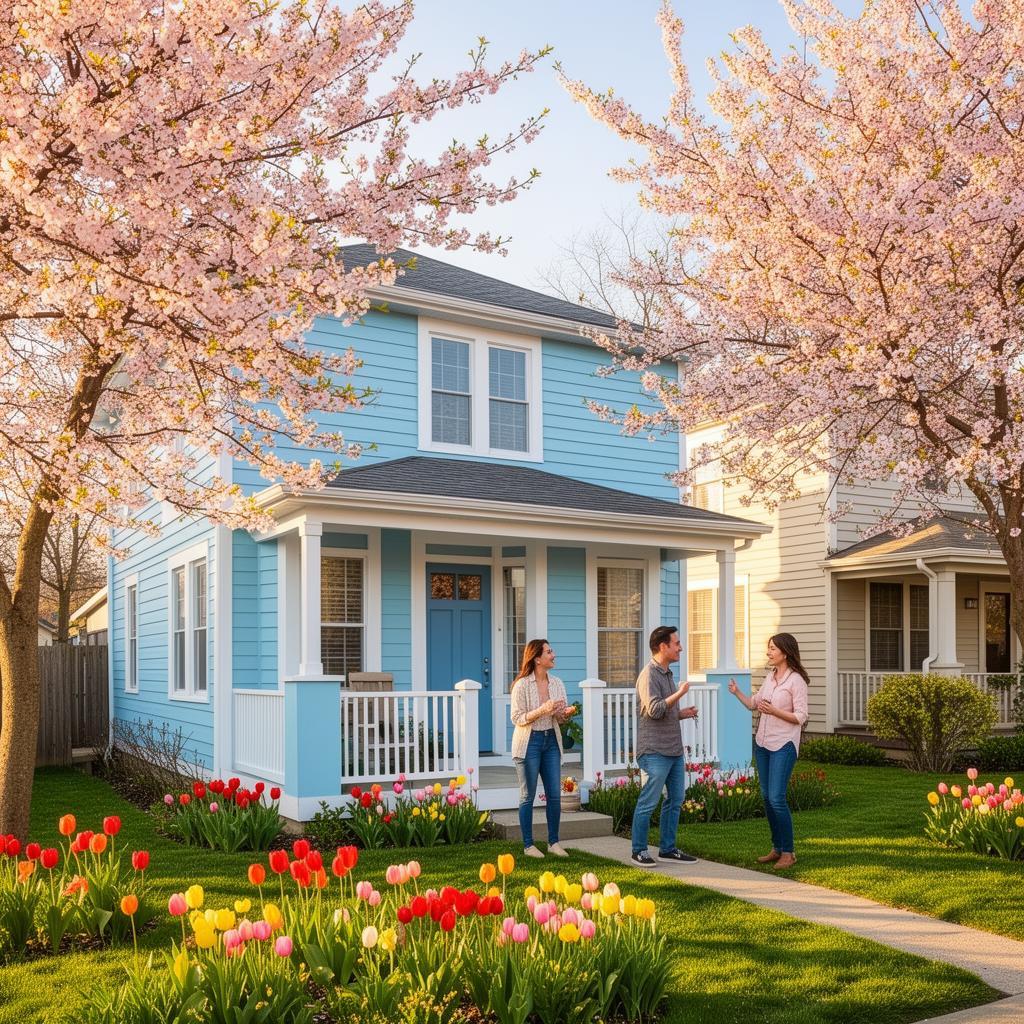 Spring Exterior Painting ad creative example
